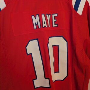 Authentic Nike Drake Maye jersey